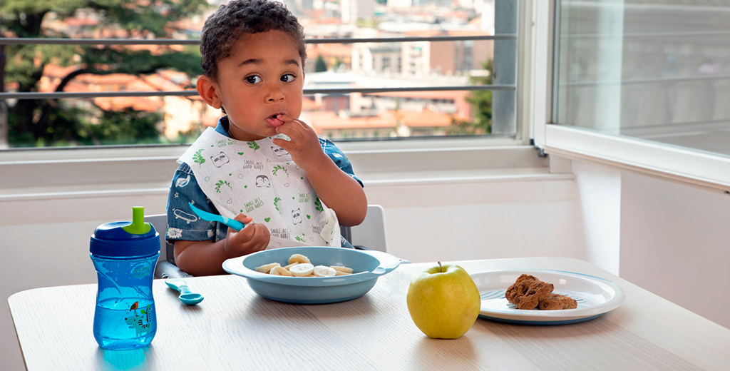 Chicco - Couverts en inox vert pomme pour bébé - 18 mois + • Cooking for my  baby