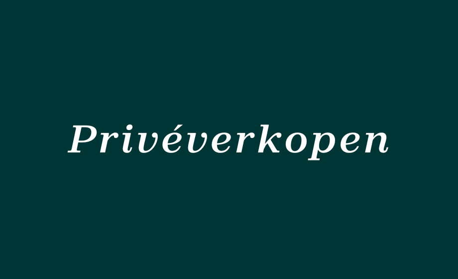 Priv&eacute;verkopen 